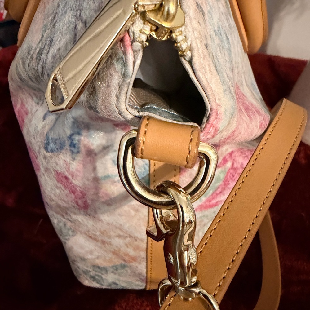 Authentic Brahmin Creme Talitha Large Duxbury Satchel Multicolor - Picture 8 of 16